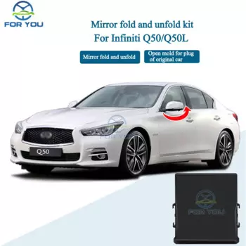 Складное боковое зеркало заднего вида FORYOU, складной модуль для Infiniti Q50/Q50L