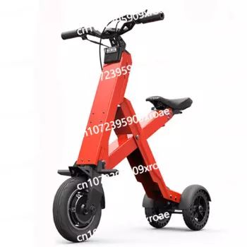 Складной электрический скутер 50 км, портативный мобильный скутер для взрослых, электрический велосипед, 10-дюймовая пневматическая шина 36 В 12,5 Ач, 300 Вт