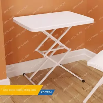 Складной компьютерный стол, прикроватный подъемный учебный стол, портативный пластиковый стол, складной стол для домашнего письма