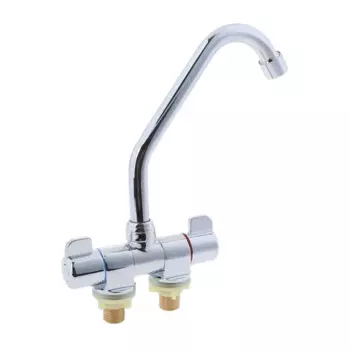 Складной кран для воды, 360-градусный кран для холодной и горячей воды для дома, кухни, лодки, яхты, кемпинга, автофургона