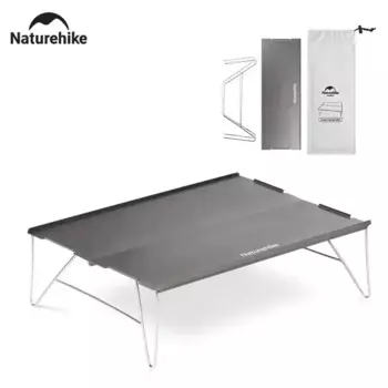 Складной мини-стол Naturehike, ультралегкий столик из алюминиевого сплава для приготовления пищи, Путешествий, Походов, барбекю