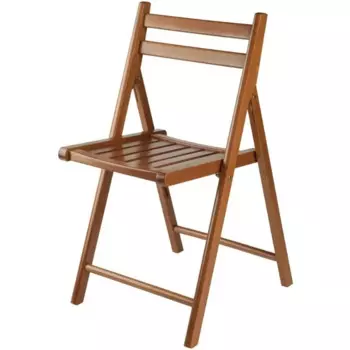 Складной набор стульев из тикового дерева Robin из 4 предметов, 17,64 x 20,1 x 32,28