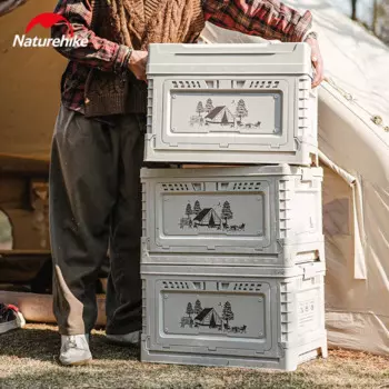 Складной полипропиленовый стол Naturehike, вместительный Портативный прочный многофункциональный органайзер для хранения в багажнике