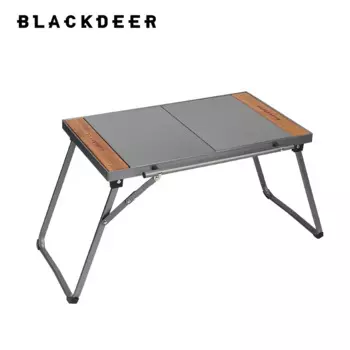 Складной стол для кемпинга BLACKDEER IGT, мини-стол 2,0 из алюминиевого сплава, многофункциональный портативный деревянный стол-гриль для пикника на открытом воздухе
