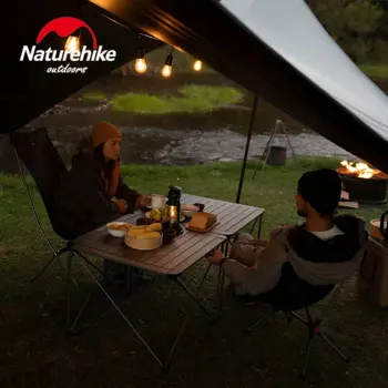 Складной стол Naturehike из алюминиевого сплава, портативный ультралегкий стол для отдыха на открытом воздухе, пикника, барбекю, кемпинга, рыбалки