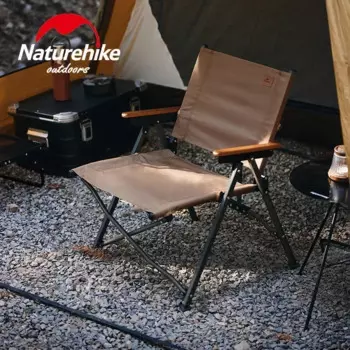 Складной стул Naturehike Kermit, уличный портативный ультралегкий портативный стул из алюминиевого сплава для пикника, кемпинга, пляжа, путешествий, рыбалки