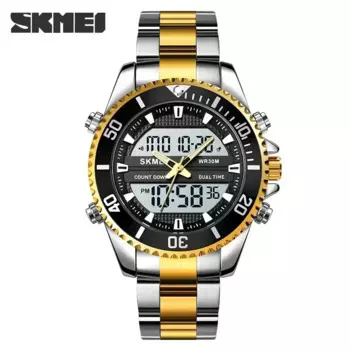 SKMEI 1850 цифровые мужские кварцевые наручные часы с календарем водостойкий светодиодный дисплей деловые электронные часы мужские часы Reloj Masculino