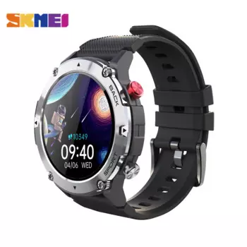 SKMEI полный сенсорный часы Bluetooth Вызов цифровые спортивные часы мужской шагомер Обратный отсчет часы водонепроницаемые наручные часы reloj hombre