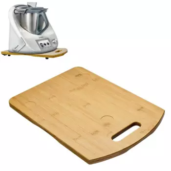 Скользящая пластина для Thermomix TM6 TM5, Бамбуковая скользящая пластина, фитинги для быстрого перемещения, нижняя скользящая пластина