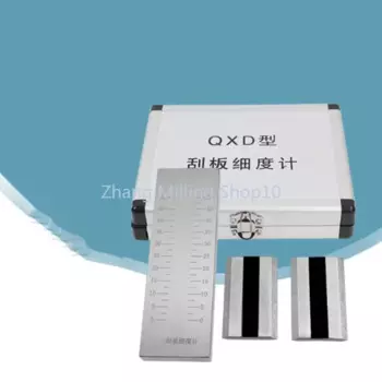 Скребок QXD из нержавеющей стали, измеритель тонкости с одним пазом, измеритель тонкости пластины, 25/50/100/мкм, 1 шт.