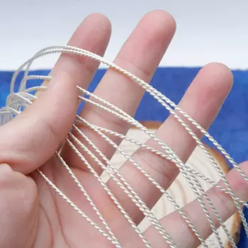 Скрученная проволока из серебра 0,7 пробы, 1 м, 0,8 мм, 0,9 мм, 1 мм, аксессуары для ювелирных изделий, мягкое тонкое украшение ручной работы «сделай сам»