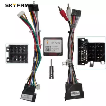 SKYFAME 16-контактный автомобильный адаптер проводки Canbus Box Decoder для Peugeot 206 307 Citroen C2 RP5-PA-104