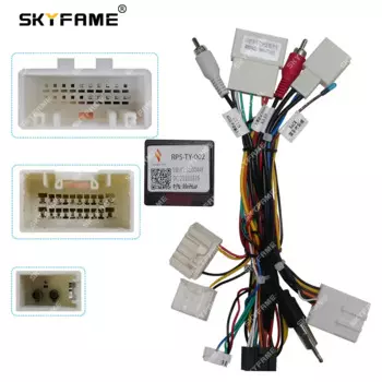 SKYFAME автомобильный 16-контактный адаптер проводки Canbus Box Decoder для Toyota Avalon Sequoia Camry Prado TY-SS-01