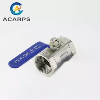 Слитный шаровой кран из нержавеющей стали 1/2 дюйма, 1-3/4 дюйма, 1-1/4 дюйма, 1-1/2 дюйма, 2 дюйма, 304 дюйма, цельный клапан с внутренней резьбой, водяной переключатель