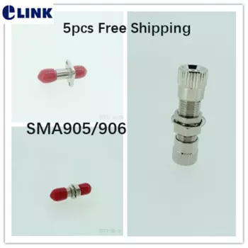 SMA905/906 оптоволоконный адаптер 5 шт. квадратный круглый тип UPC APC ftth оптоволоконный разъем SMA905/906 муфта бесплатная доставка ELINK