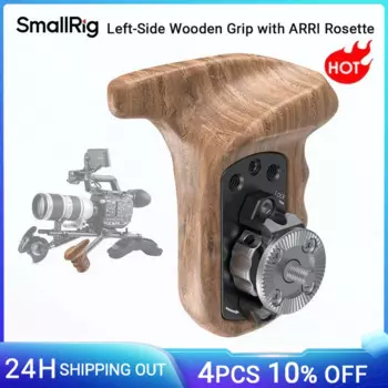 SmallRig левая БОКОВАЯ деревянная ручка с розеткой Arri для DSLR-камеры ручка Регулируемая быстросъемная деревянная ручка-1891B