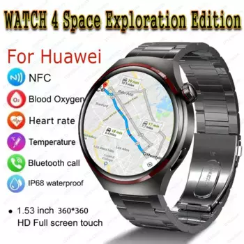 Смарт-часы для Huawei Watch 4 Pro, новинка 2024, титановые 46 мм AMOLED GT4PRO, стандартный компас, Bluetooth, Смарт-часы для мужчин и женщин, для IOS