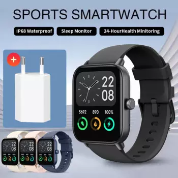 Смарт-часы для IOS XIAOMI IDW19 для мужчин и женщин Смарт-часы Bluetooth Вызов встроенный Alexa 5ATM IP68 Водонепроницаемый пульсометр