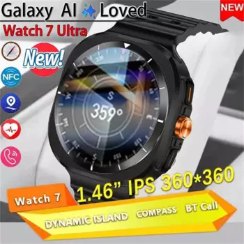 Смарт-часы для Samsung Galaxy Watch 7 Ultra, мужские Смарт-часы с GPS-трекером, умные часы с функцией отслеживания здоровья, Смарт-часы с Bluetooth-трекером, 2024