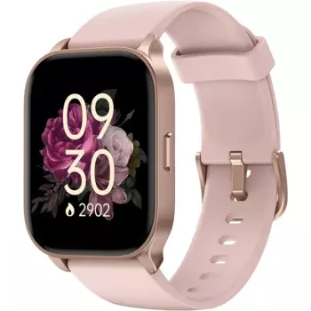 Смарт-часы для женщин (ответ/совершение звонков), встроенный Alexa, фитнес-трекер, пульсометр/трекер сна/100 Спорт/IP68 водонепроницаемый,
