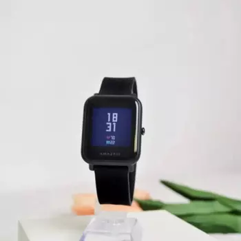 Смарт-часы Exhibit Amazfit Bip Lite мужские, Bluetooth, пульсометр, водозащита IP68, без коробки 85-95