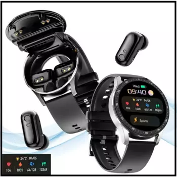 Смарт-часы GEJIAN X7, TWS, два в одном, Bluetooth