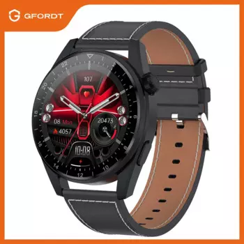 Смарт-часы GFORDT с поддержкой Bluetooth, ЭКГ, экран 1,36 дюйма, водостойкие IP68
