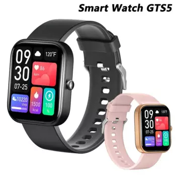 Смарт-часы GTS5 с экраном 2,0 дюйма, с функцией измерения пульса и уровня кислорода в крови
