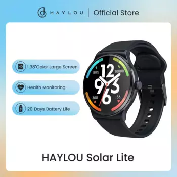Смарт-часы HAYLOU Solar Lite с пульсометром и оксиметром, 100 + режимов