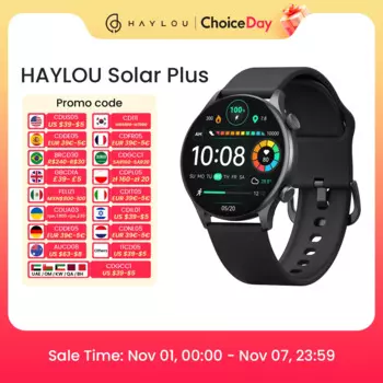 Смарт-часы HAYLOU Solar Plus RT3, 1,43 дюйма, AMOLED-дисплей, Bluetooth-телефонный звонок, умные часы, монитор здоровья, IP68, водонепроницаемые спортивные часы