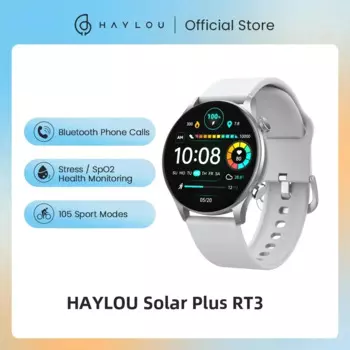 Смарт-часы HAYLOU Solar Plus RT3, 466*466 пикселей, 1,43 дюйма, AMOLED дисплей, Bluetooth, телефонный звонок, монитор здоровья, IP68, спортивные Смарт-часы