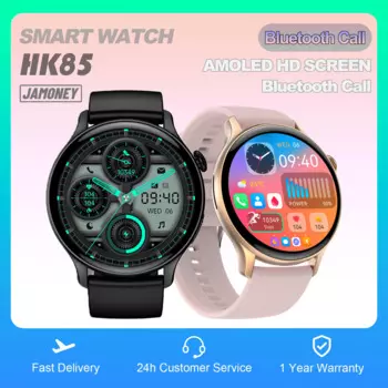 Смарт-часы HK85 AMOLED, 1,43 дюйма, BT, мониторинг состояния здоровья