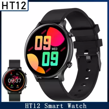 Смарт-часы HT12 с поддержкой Bluetooth, пульсометром и тонометром
