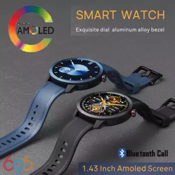 Смарт-часы с AMOLED-экраном 2024 дюйма и поддержкой Bluetooth