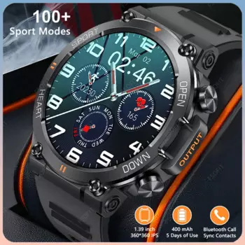 Смарт-часы с Bluetooth, 1,39 дюйма, HD, 400 мАч