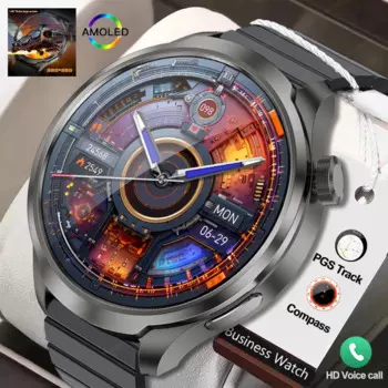 Смарт-часы с Bluetooth, 360*360, AMOLED, экран 1,85 дюйма, GPS