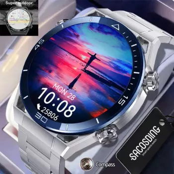 Смарт-часы с GPS-трекером, AMOLED, 454*454, HD-экран