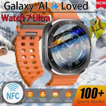 Смарт-часы с GPS-треком для Samsung Galaxy Watch 7, мужские Смарт-часы Amoled с постоянным отображением температуры тела, Смарт-часы BT Talk