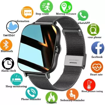 Смарт-часы с сенсорным экраном 1,78 дюйма, Bluetooth, водостойкие