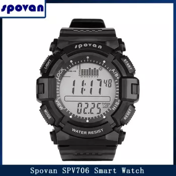 Смарт-часы Spovan SPV706, водонепроницаемые, круглые, с барометром, высотомером, термометром, цифровые часы унисекс, спортивные часы для рыбалки
