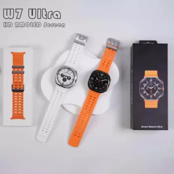 Смарт-часы W7 Ultra Amoled, 1,43 дюйма, Ip68, с компасом