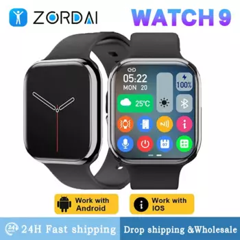 Смарт-часы Zordai, 9 дюймов, Bluetooth, пульсометр