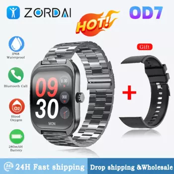 Смарт-часы Zordai OD7 для OPPO Watch 3 NFC изогнутый экран Bluetooth звонки GPS траектория пульсометр IP68 Водонепроницаемые Смарт-часы