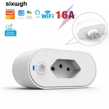Смарт-розетка с Wi-Fi, 16 А, с пультом ДУ