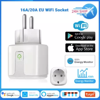 Tuya умная розетка Wi-Fi 16А