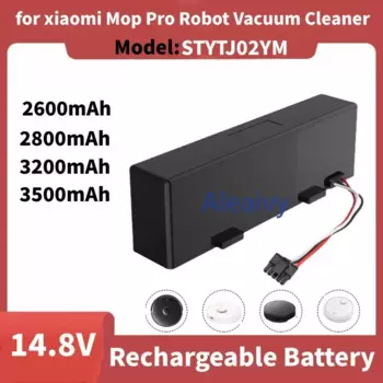 Сменная батарея для робота-пылесоса xiaomi Mop Pro STYTJ02YM, 14,8 в, 2600 мАч