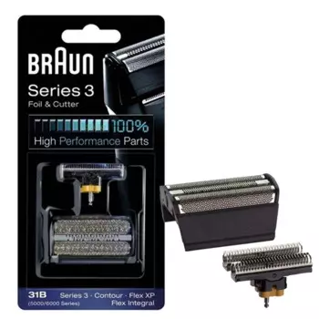 Сменная бритва Braun, кассета для фольги и резака 31B для Braun электробритва 5414 5610 5612 360 380 5877 5775 5770, бритвенные головки