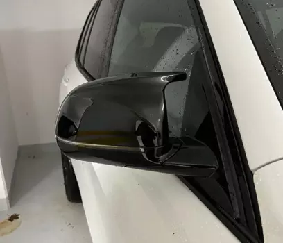 Сменные крышки для боковых зеркал заднего вида для BMW X3X4X5 G01 G02 G05, автомобильные аксессуары, блеск из углеродного волокна