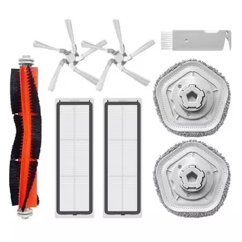 Сменные насадки для Xiaomi Dreame Bot W10 W10 Pro, самоочищающийся робот-пылесос и Швабра, основная боковая щетка, фильтр НЕРА, насадки для швабры