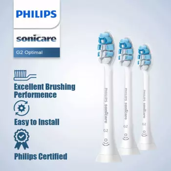 Сменные насадки для зубных щеток Philips Sonicare G2 Optimal Gum Care, HX9031, 3 шт.
